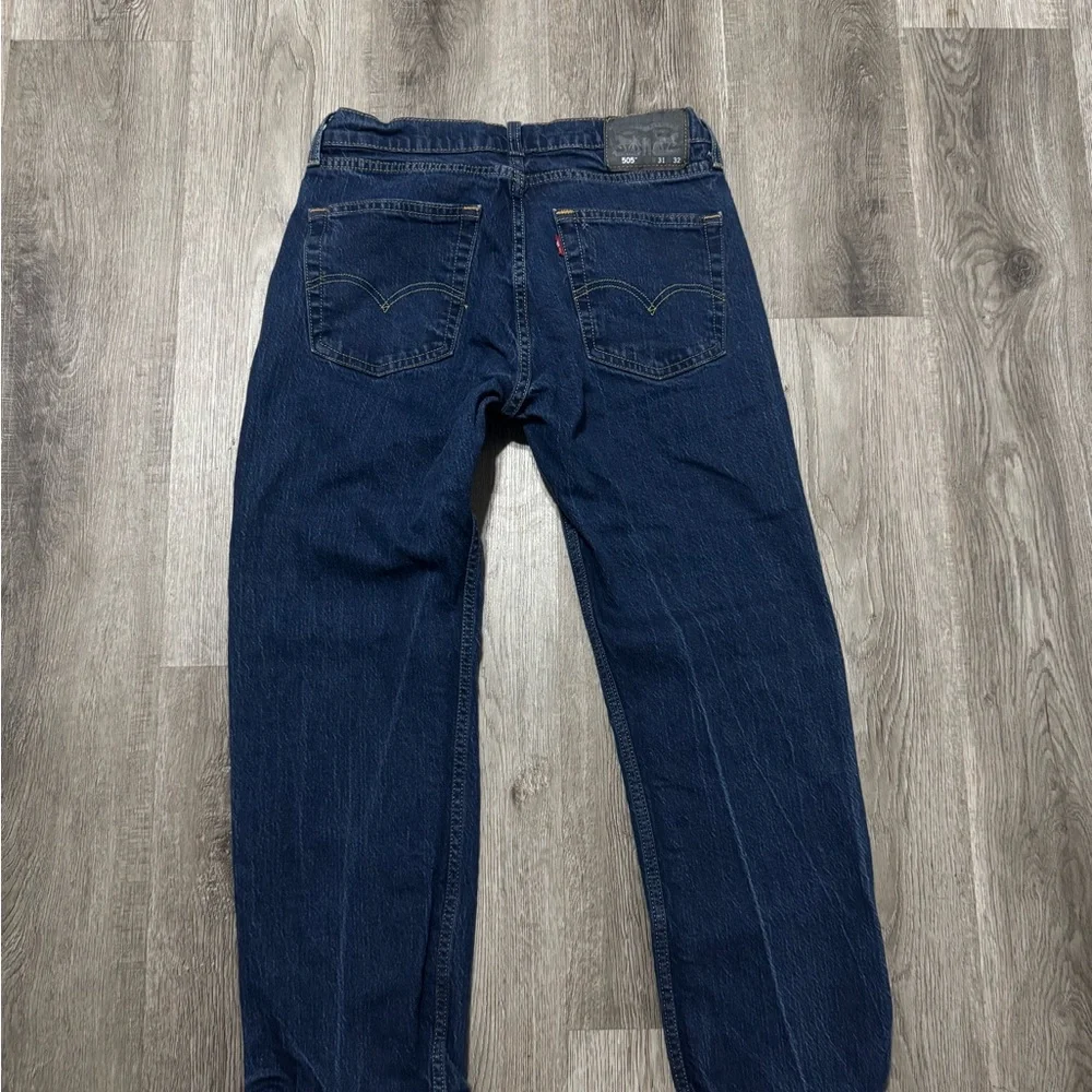 Levi’s Men’s Jeans Blue Washed 31x32 Skinny - Picture 4 of 5